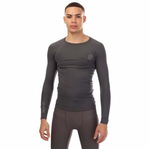 Skins Mens Series-2 Long-Sleeved Top / Charcoal